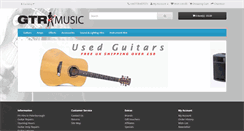 Desktop Screenshot of gtrmusic.co.uk