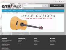 Tablet Screenshot of gtrmusic.co.uk